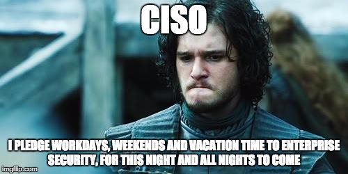 CISO work overload
